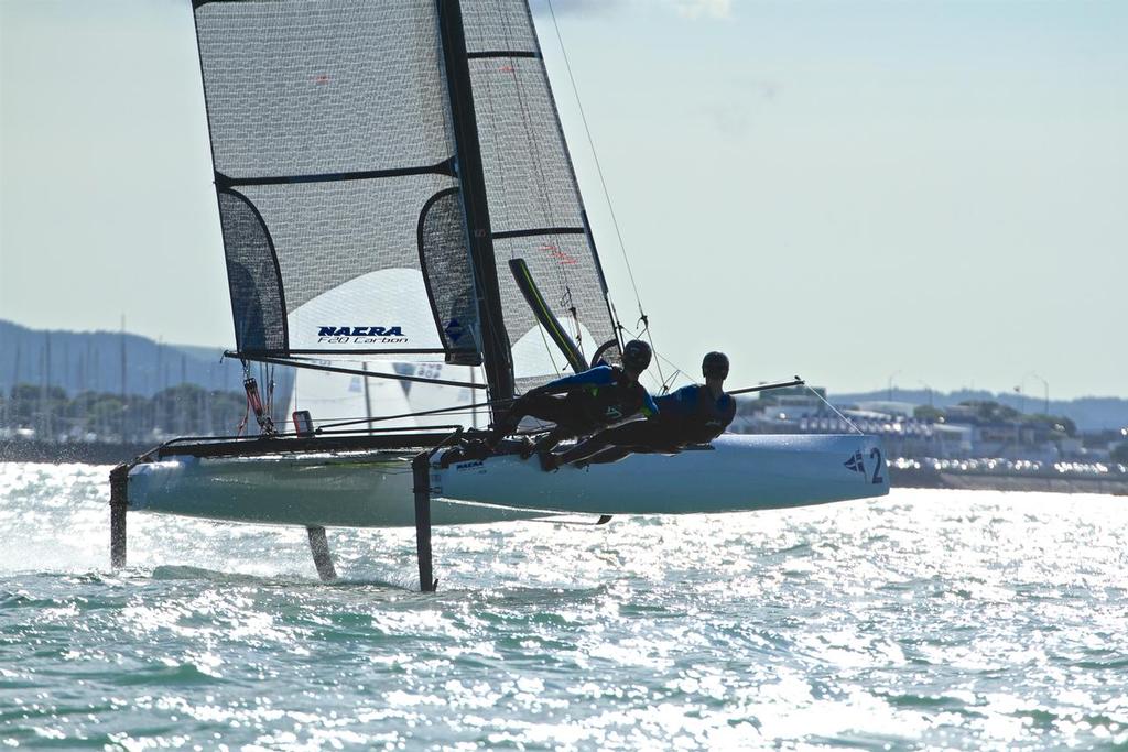 RNZYS Nacra - Dec 6, 2016  © Richard Gladwell www.photosport.co.nz